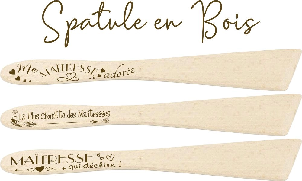 Spatule en bois Maîtresse